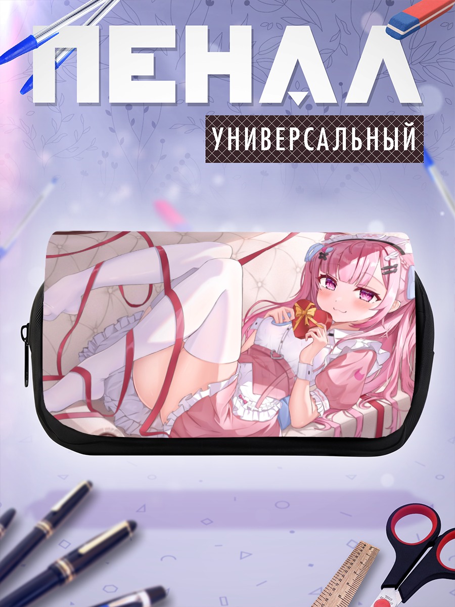 Пенал-косметичка Юки Сакуна в розовом