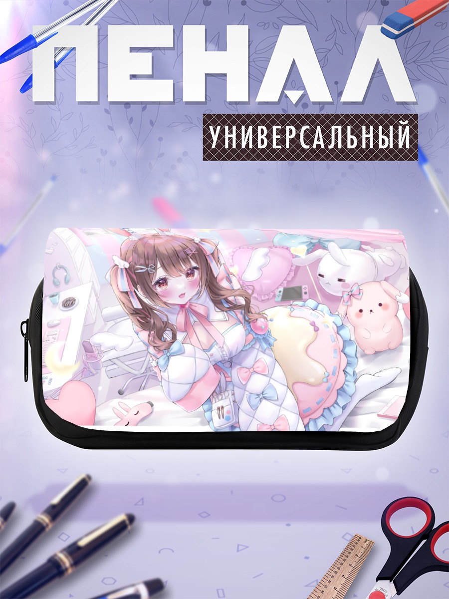 Пенал-косметичка Мику Хацунэ в розовом