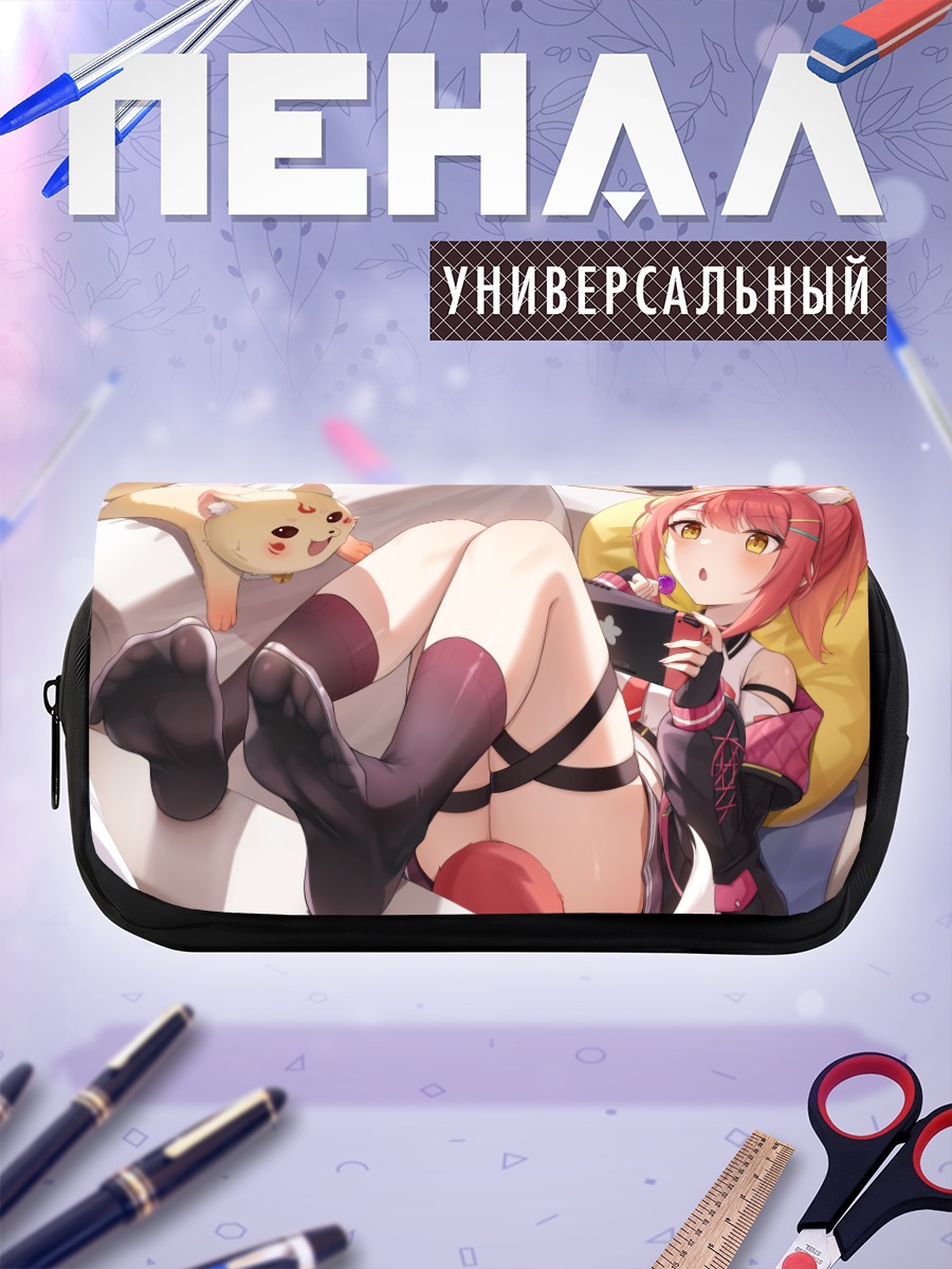 Пенал-косметичка Азуса Сакуя с лисой