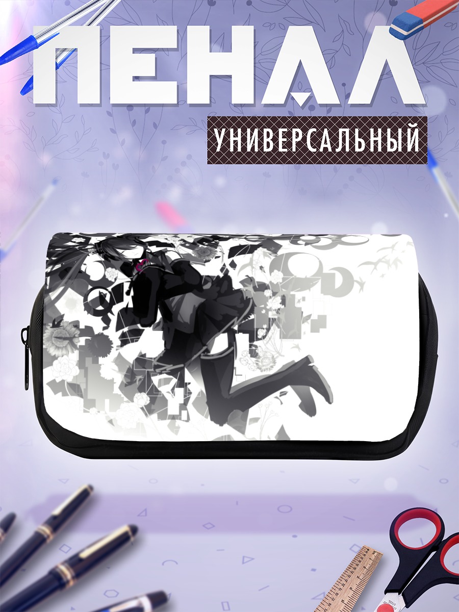 Пенал-косметичка Мику Хацунэ в графике