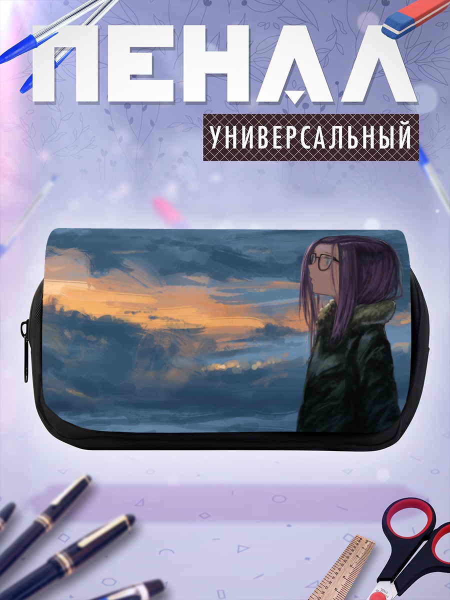 Пенал-косметичка Сакура Кагамихара на закате