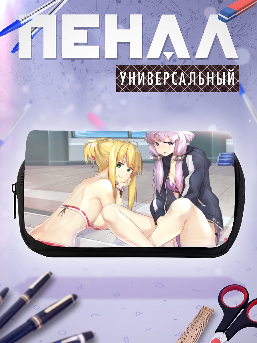 Пенал-косметичка Маки Цурумаки и Юкари Юдзуки