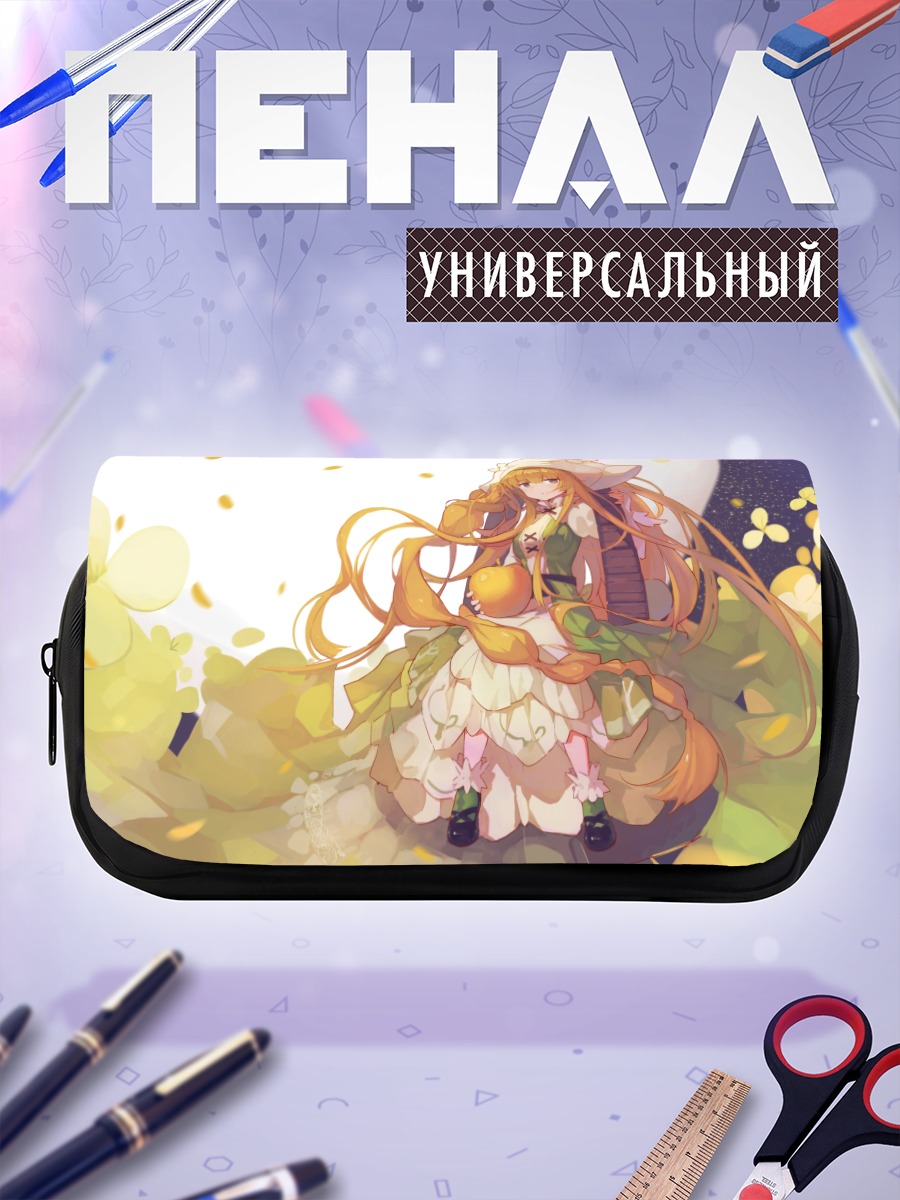 Пенал-косметичка Блондинка в лепестках