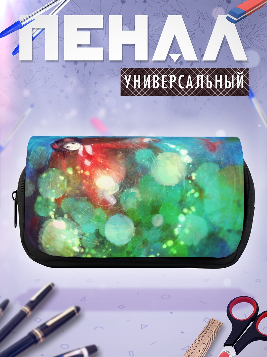 Пенал-косметичка Девушка в кимоно