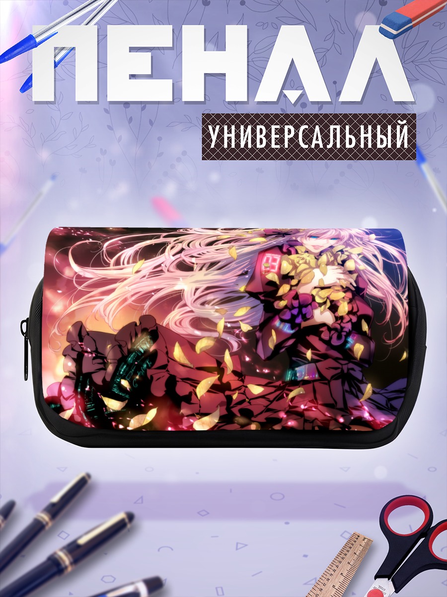 Пенал-косметичка Лука Мегурин в лепестках