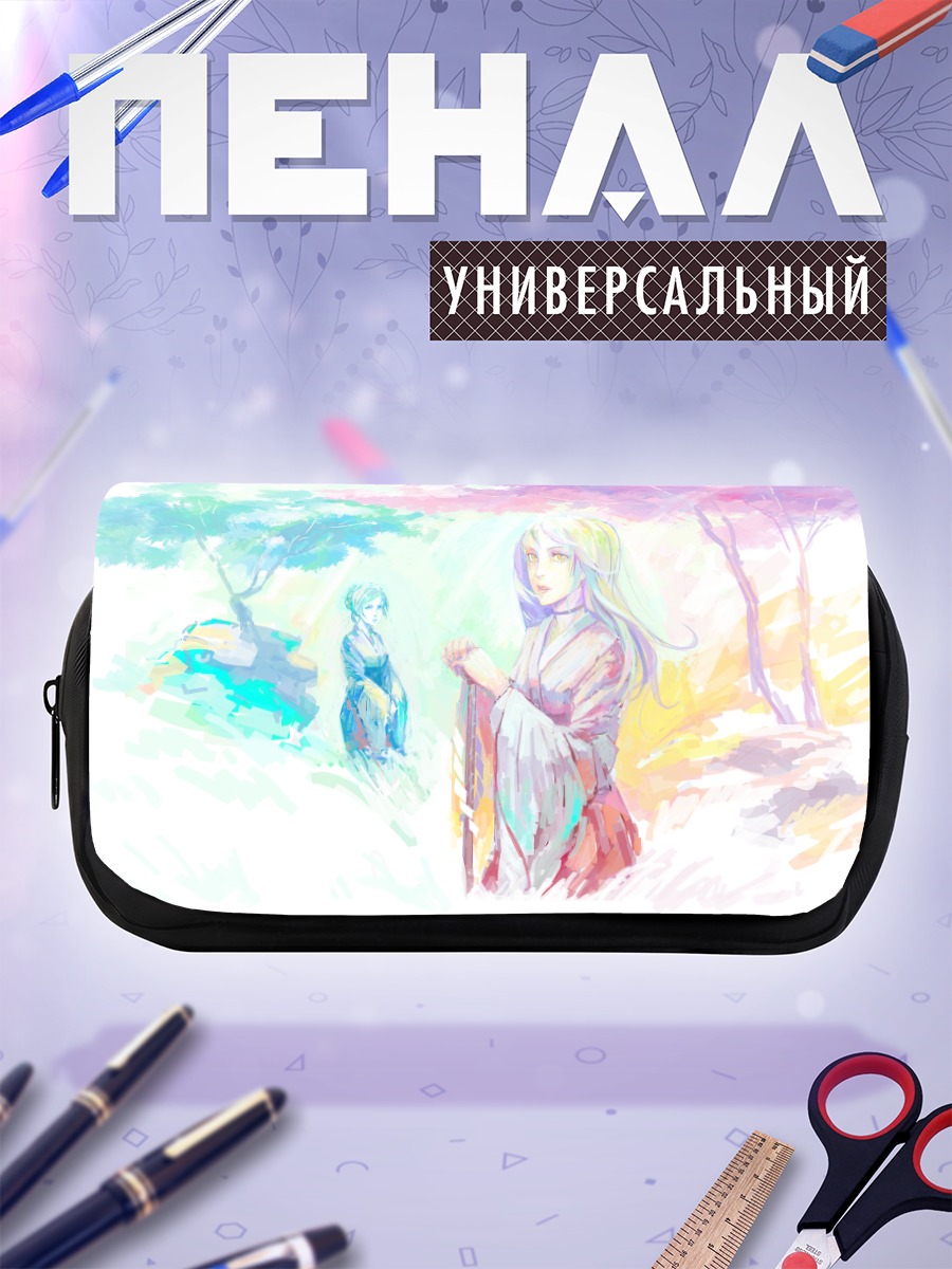 Пенал-косметичка Девушка в кимоно