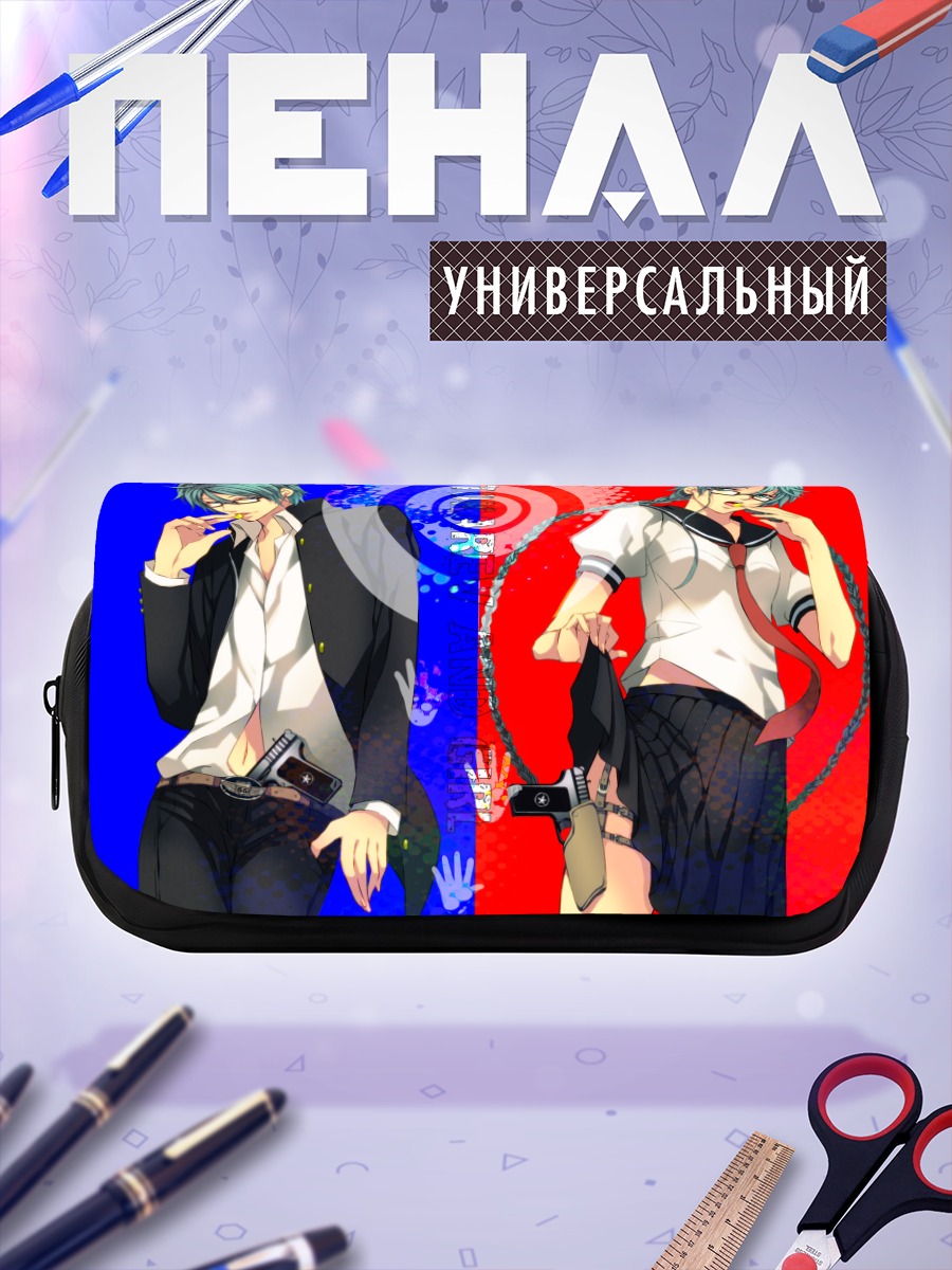 Пенал-косметичка Мику Хацунэ и Микуо