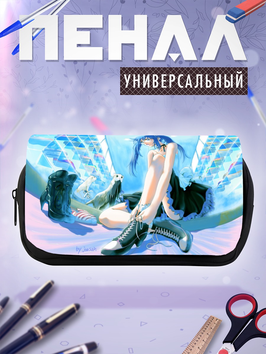 Пенал-косметичка Мику Хацунэ в очках