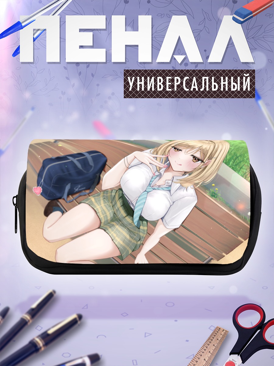 Пенал-косметичка Блондинка в форме