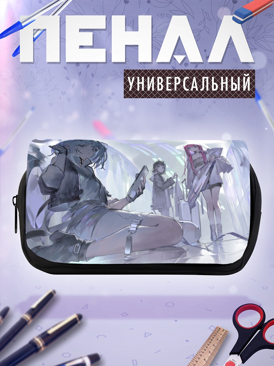 Пенал-косметичка Мику Хацунэ с телефоном