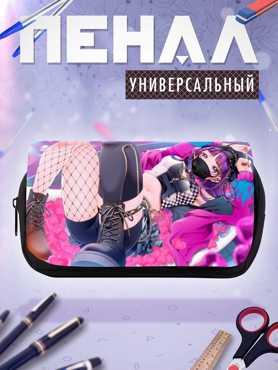 Пенал-косметичка Мамими Танака в розовом