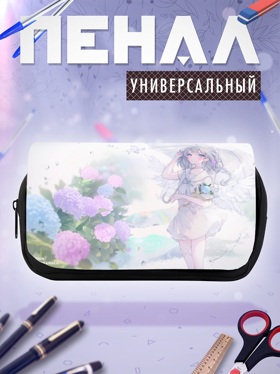 Пенал-косметичка Ангел в цветах