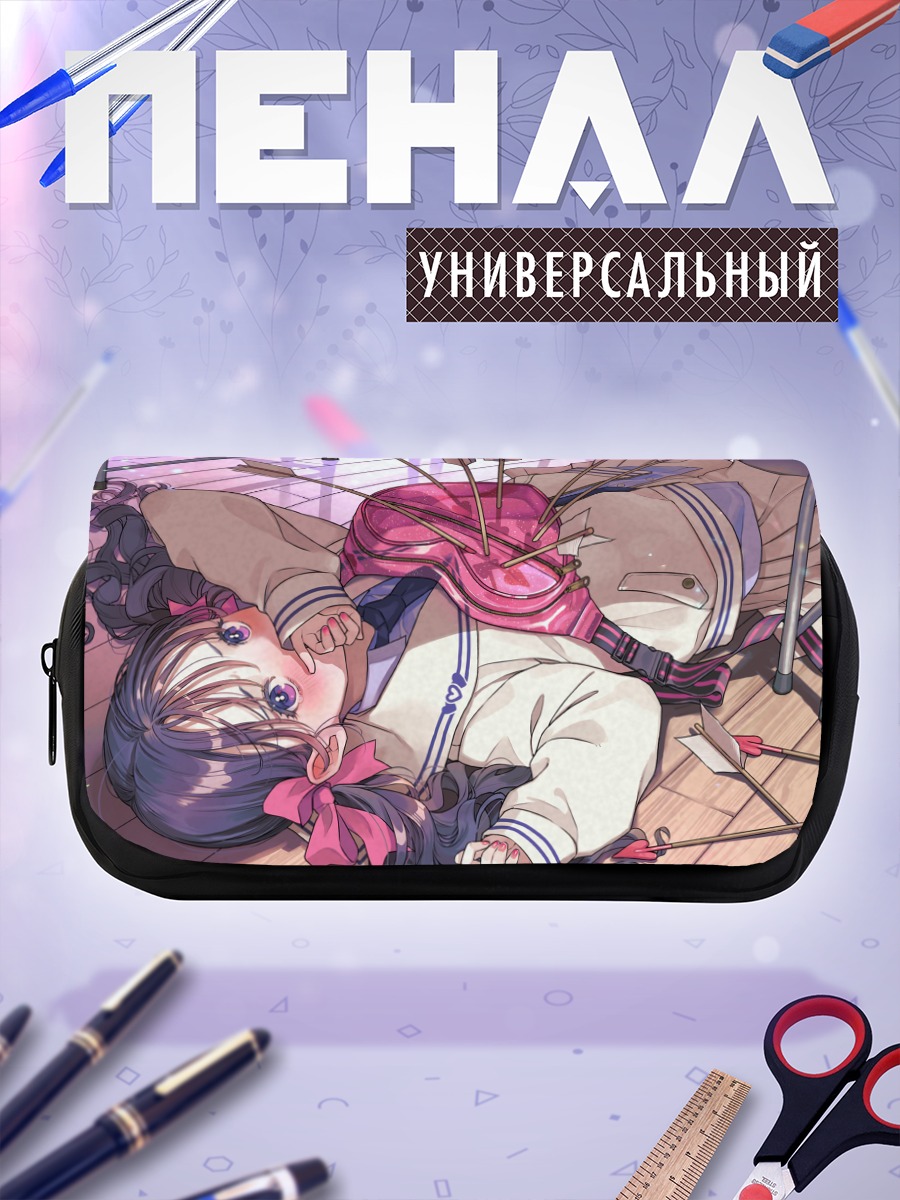 Пенал-косметичка Мику Хацунэ со стрелами