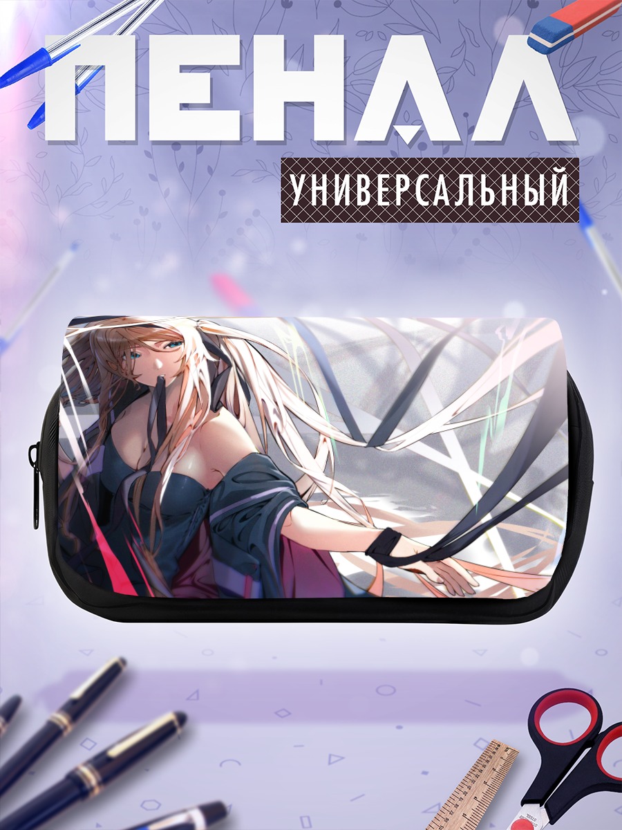 Пенал-косметичка Девушка в лентах