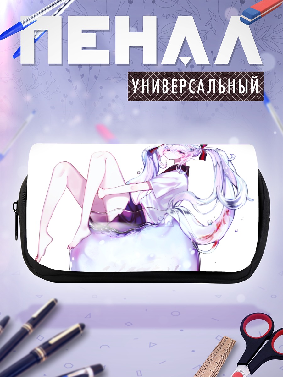 Пенал-косметичка Мику Хацунэ в бутылке