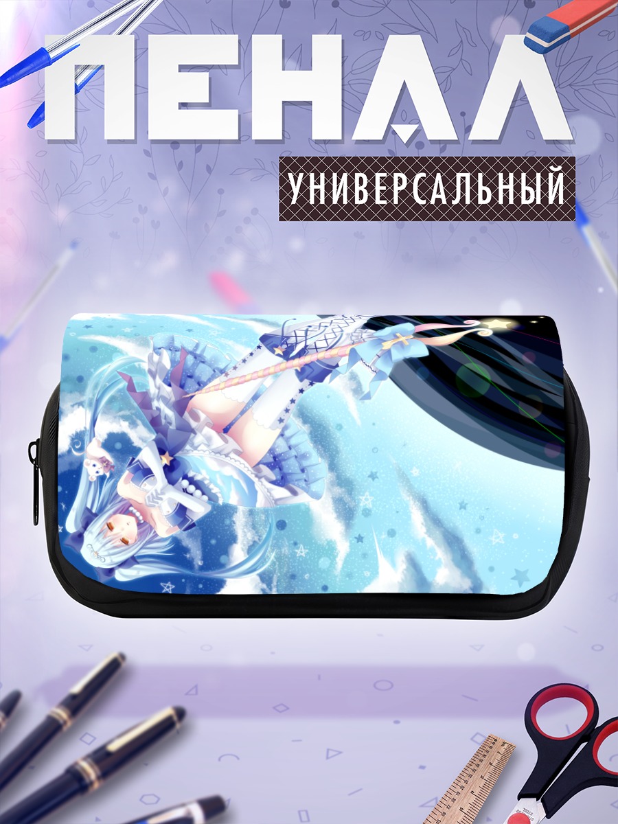 Пенал-косметичка Мику Хацунэ в звездах