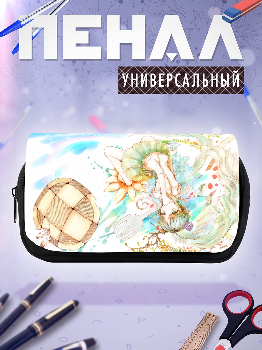 Пенал-косметичка Лапис Аоки в цветах