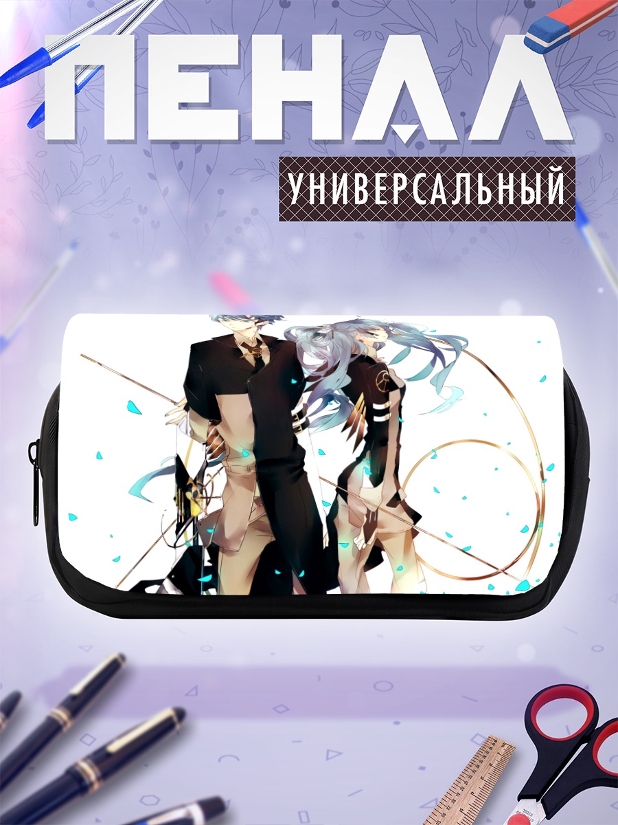 Пенал-косметичка Мику Хацунэ и Микуо