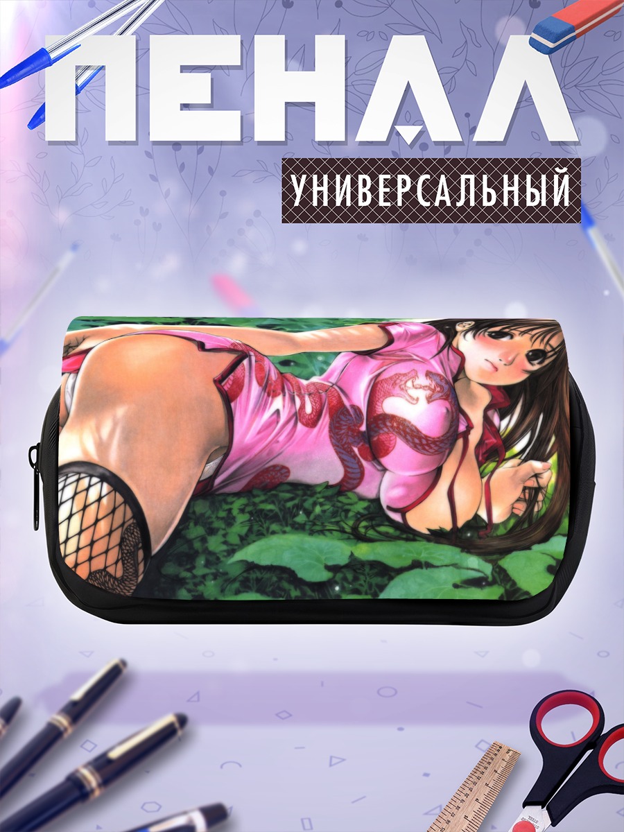 Пенал-косметичка Ая Нацуме в зелени
