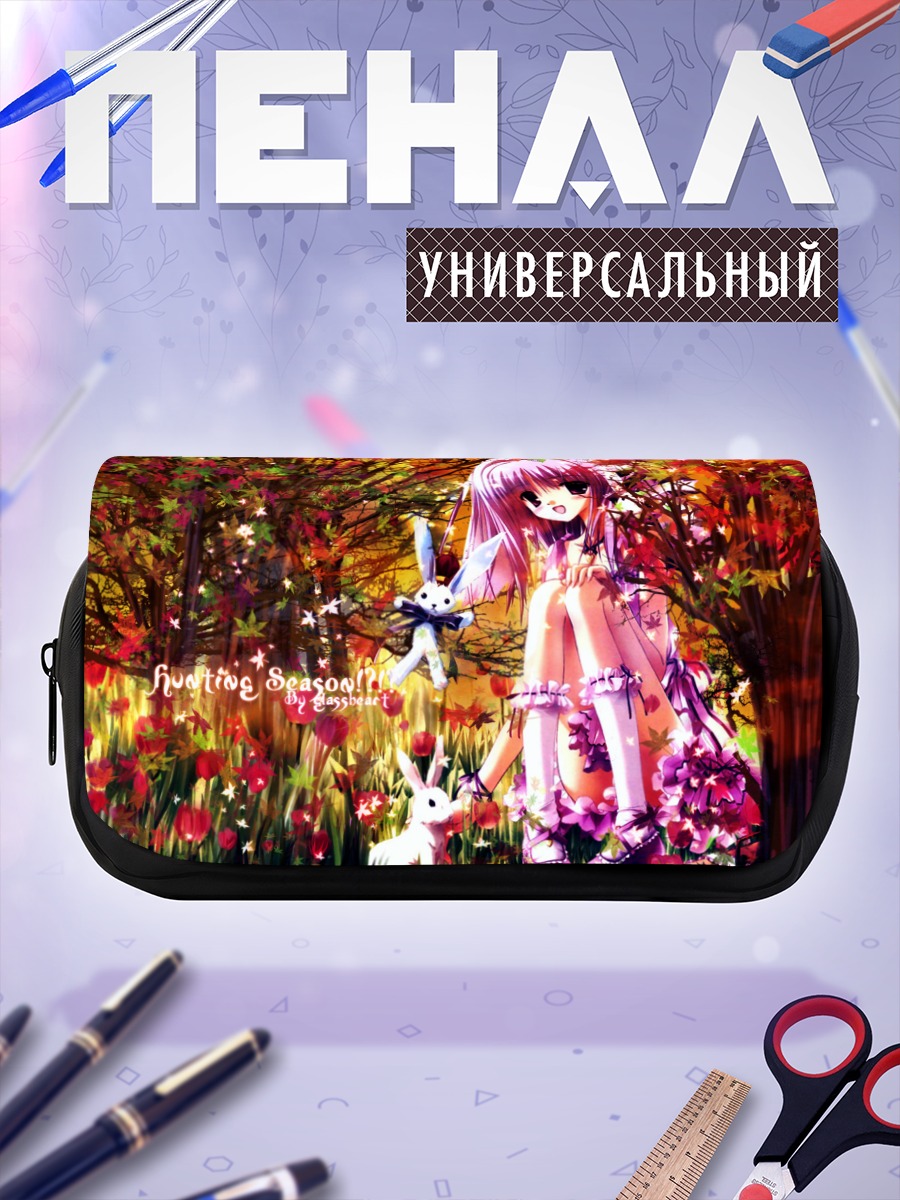 Пенал-косметичка Зайка в осеннем лесу