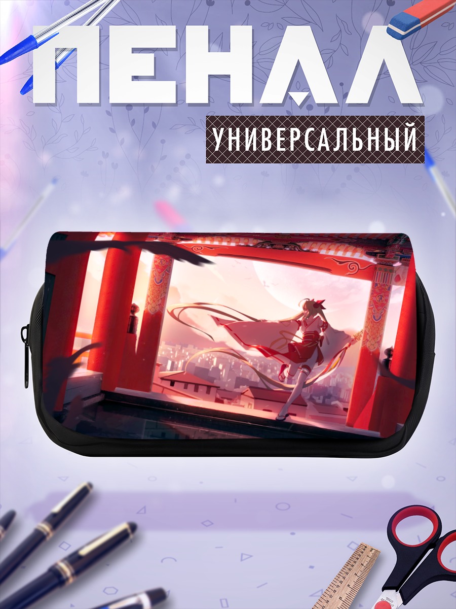 Пенал-косметичка Мику Хацунэ в храме