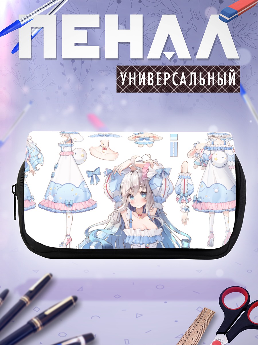 Пенал-косметичка Мику Хацунэ зайчик
