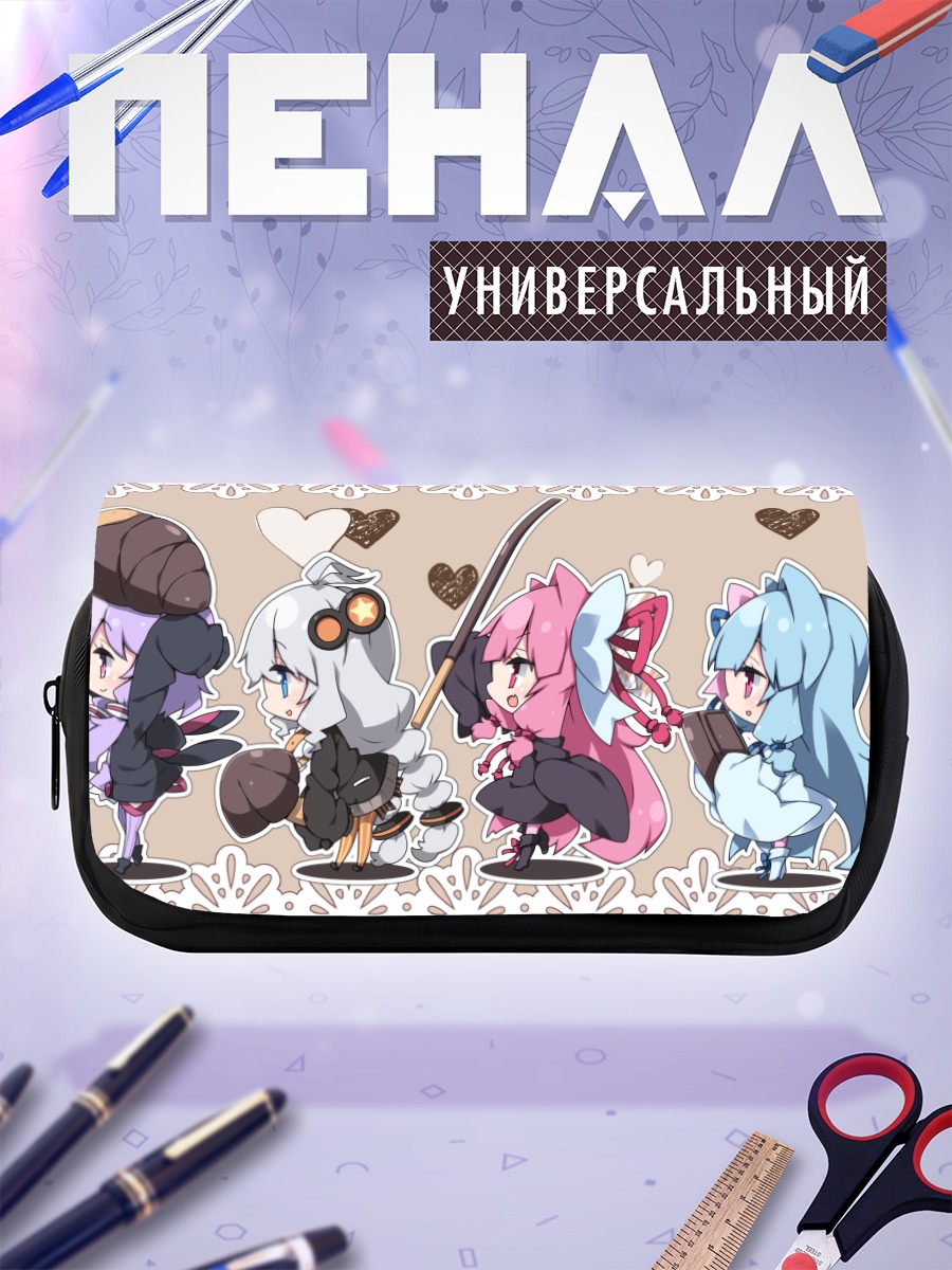 Пенал-косметичка Мику Хацунэ и подруги