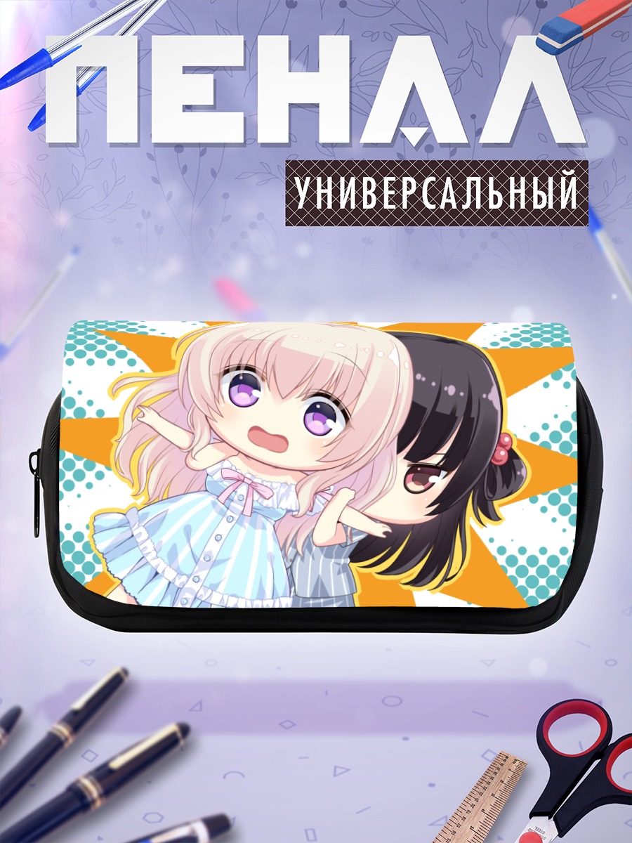 Пенал-косметичка Айка Ханацука и Рику