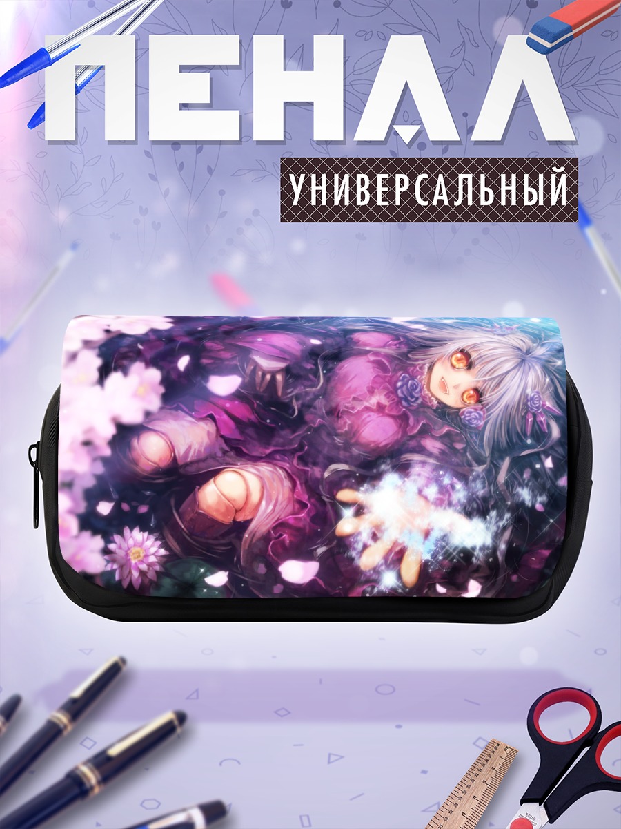 Пенал-косметичка Бара Суишо в цветах
