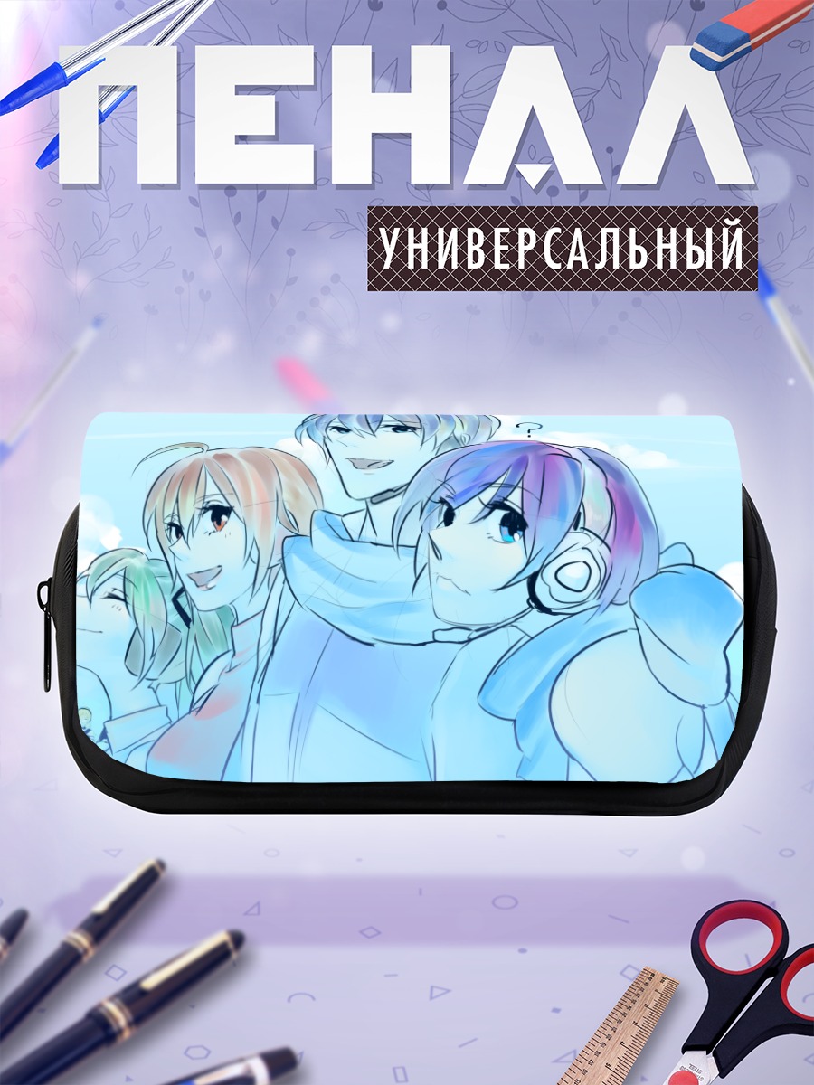 Пенал-косметичка Мику Хацунэ и друзья