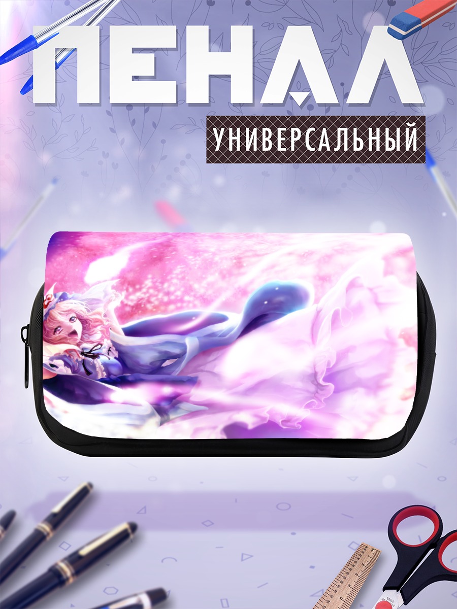 Пенал-косметичка Ююко Сайгёдзи в цветах