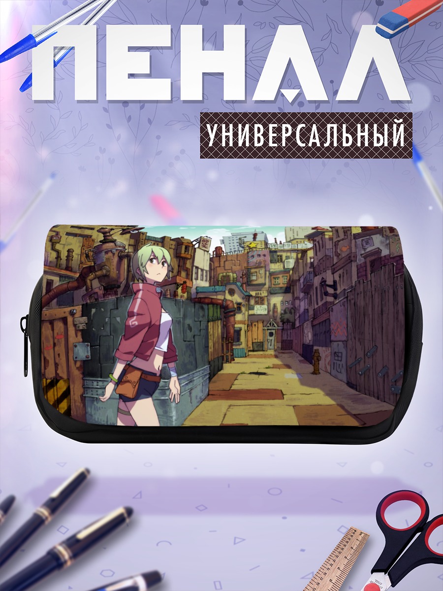 Пенал-косметичка Девушка в городе