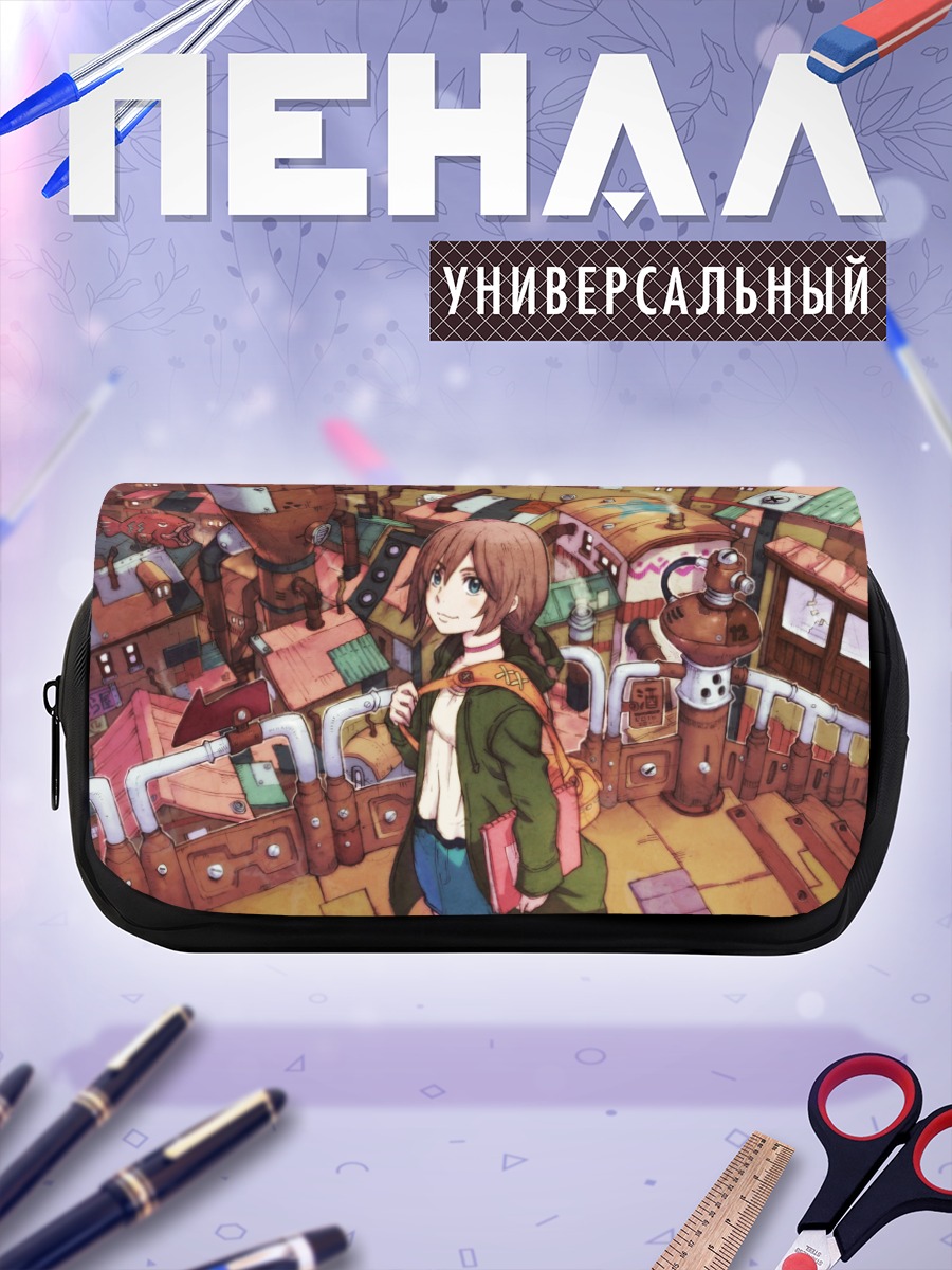 Пенал-косметичка Девушка в мастерской