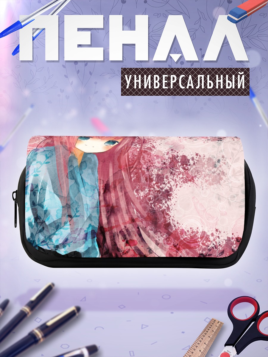 Пенал-косметичка Лука Мегурин в цветах