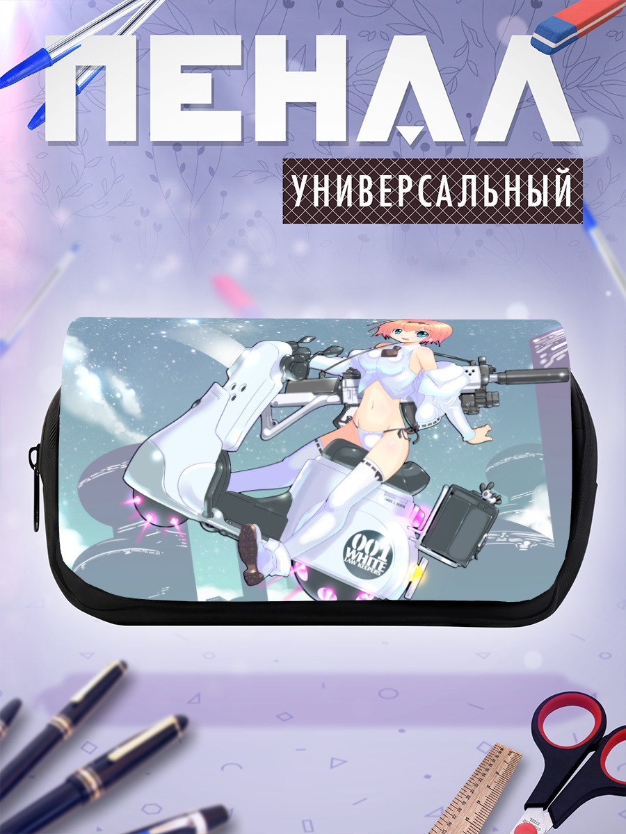 Пенал-косметичка Девушка в космосе