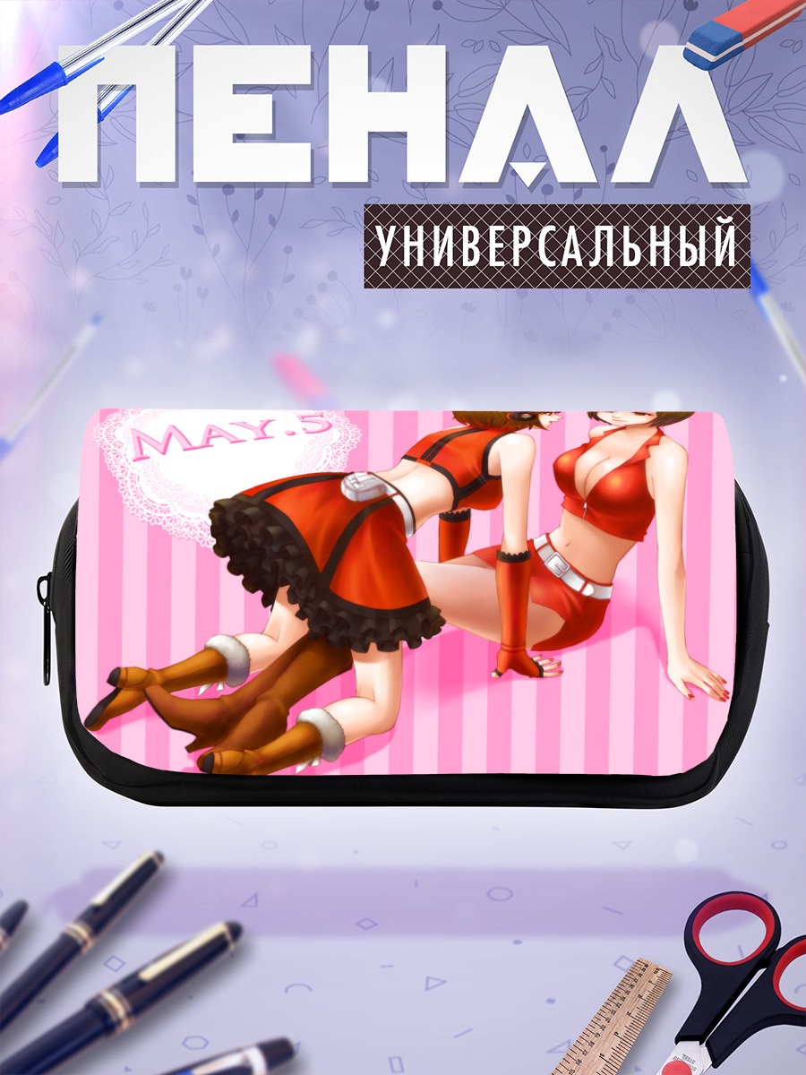Пенал-косметичка Мэйко в красном
