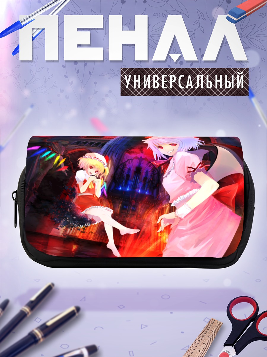 Пенал-косметичка Фландр Скарлет в красном