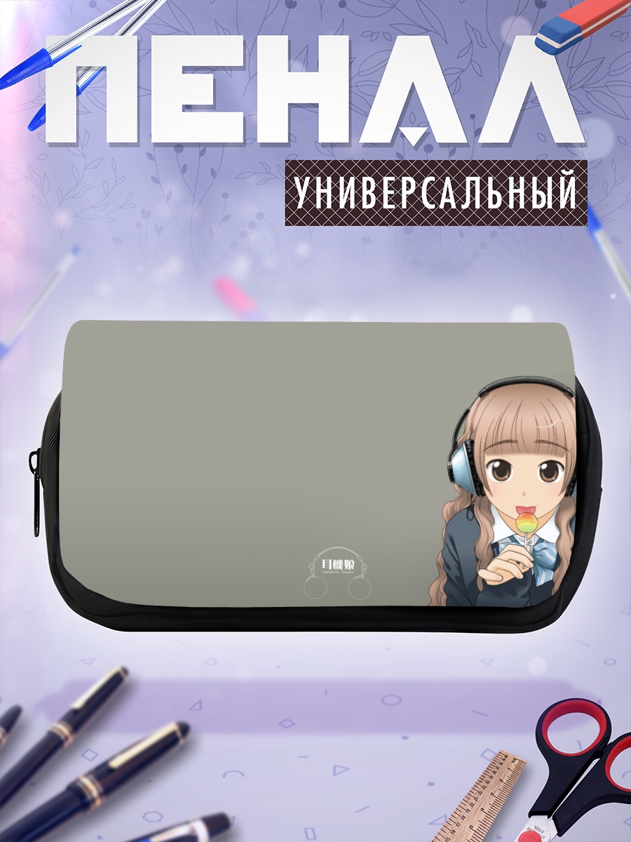 Пенал-косметичка Мику Хацунэ с леденцом