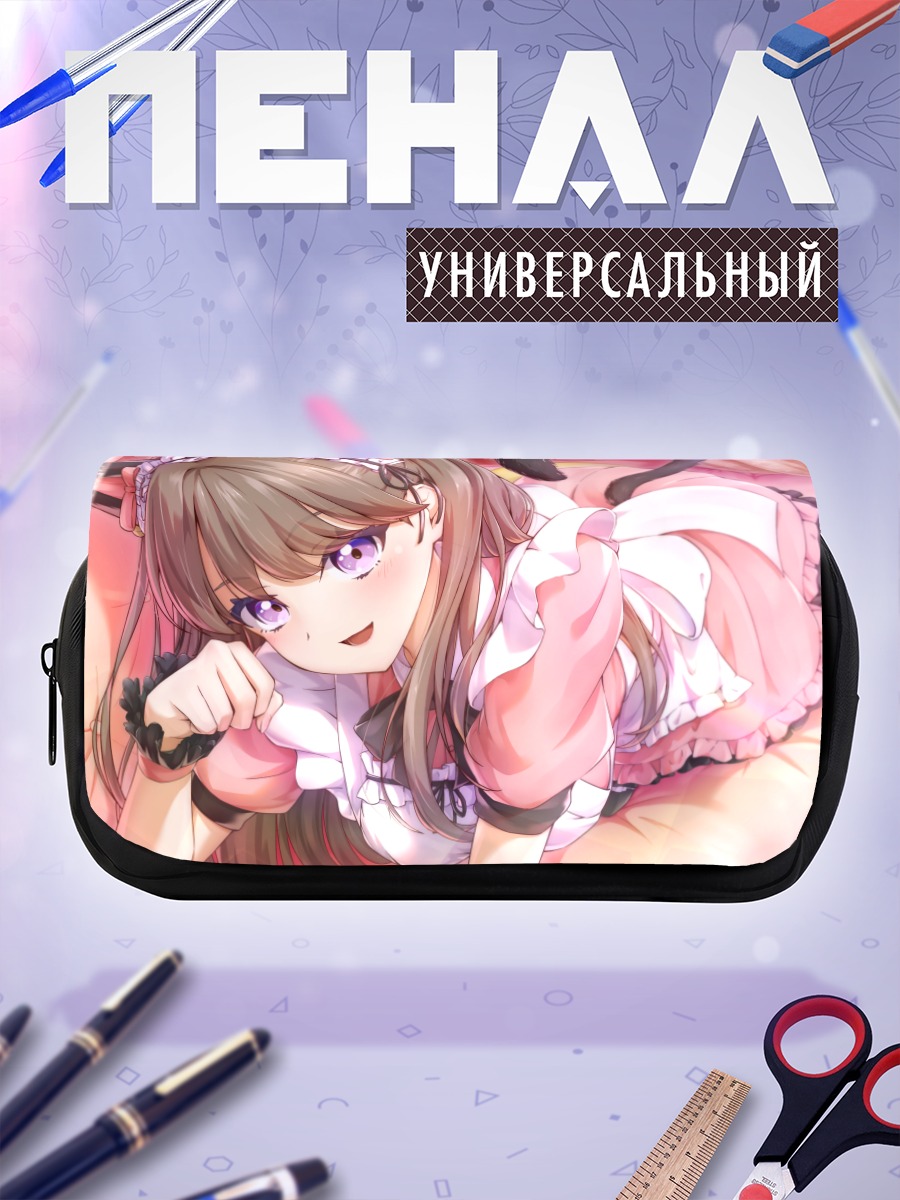 Пенал-косметичка Мегуми Фудзисима в розовом