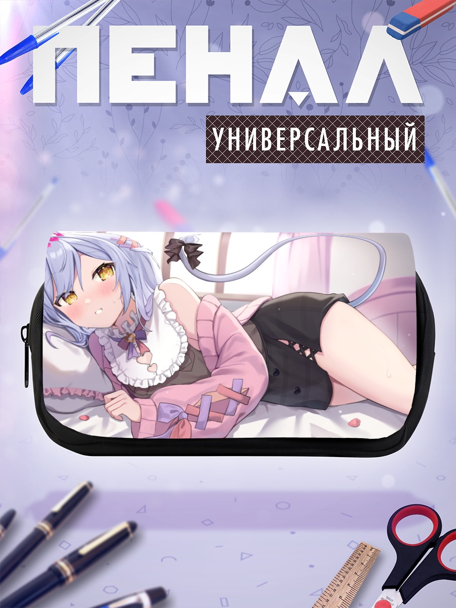 Пенал-косметичка Девушка с нимбом