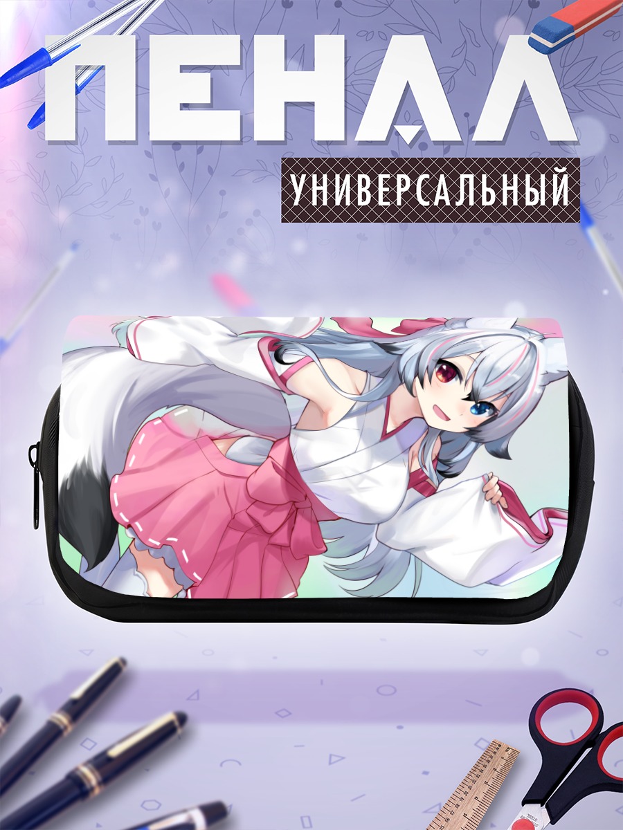 Пенал-косметичка Кицунэ в кимоно