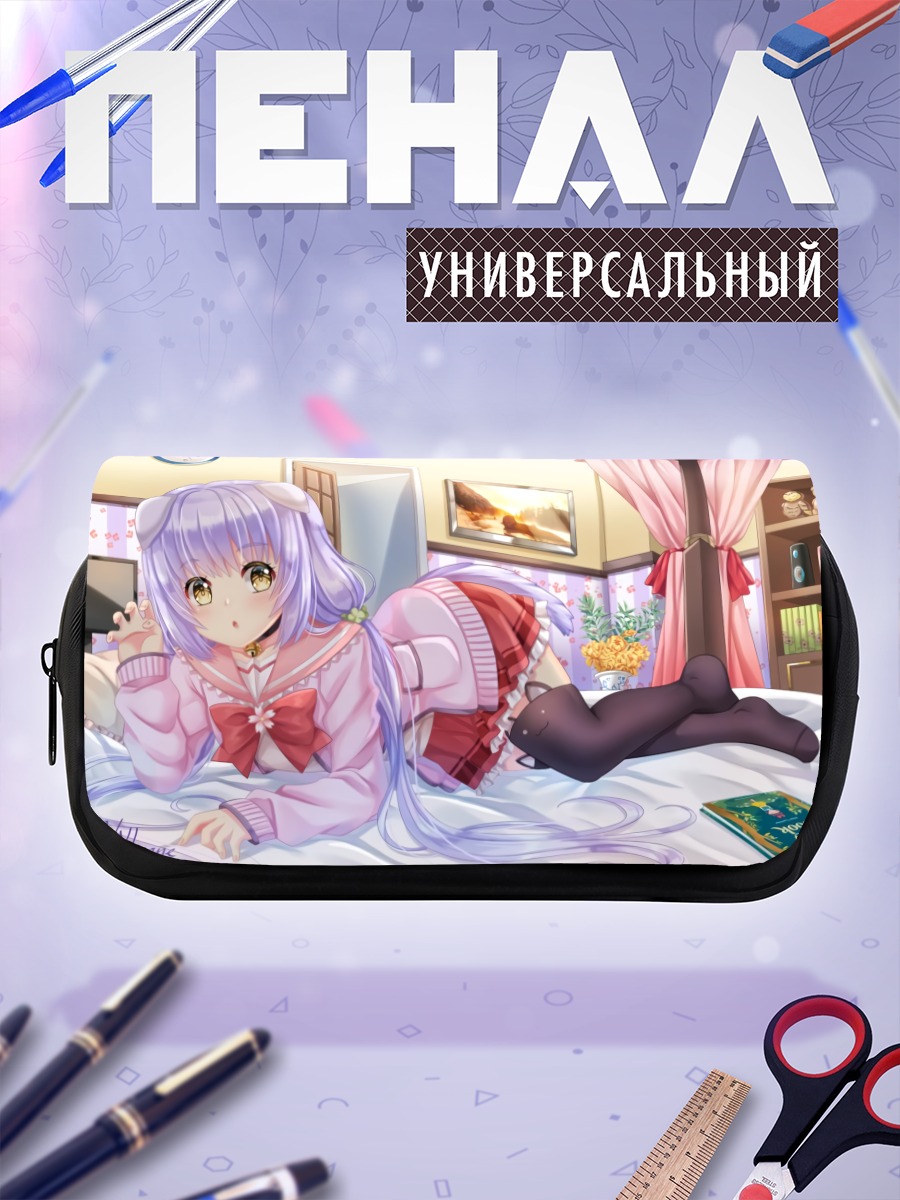 Пенал-косметичка Девочка с ушками