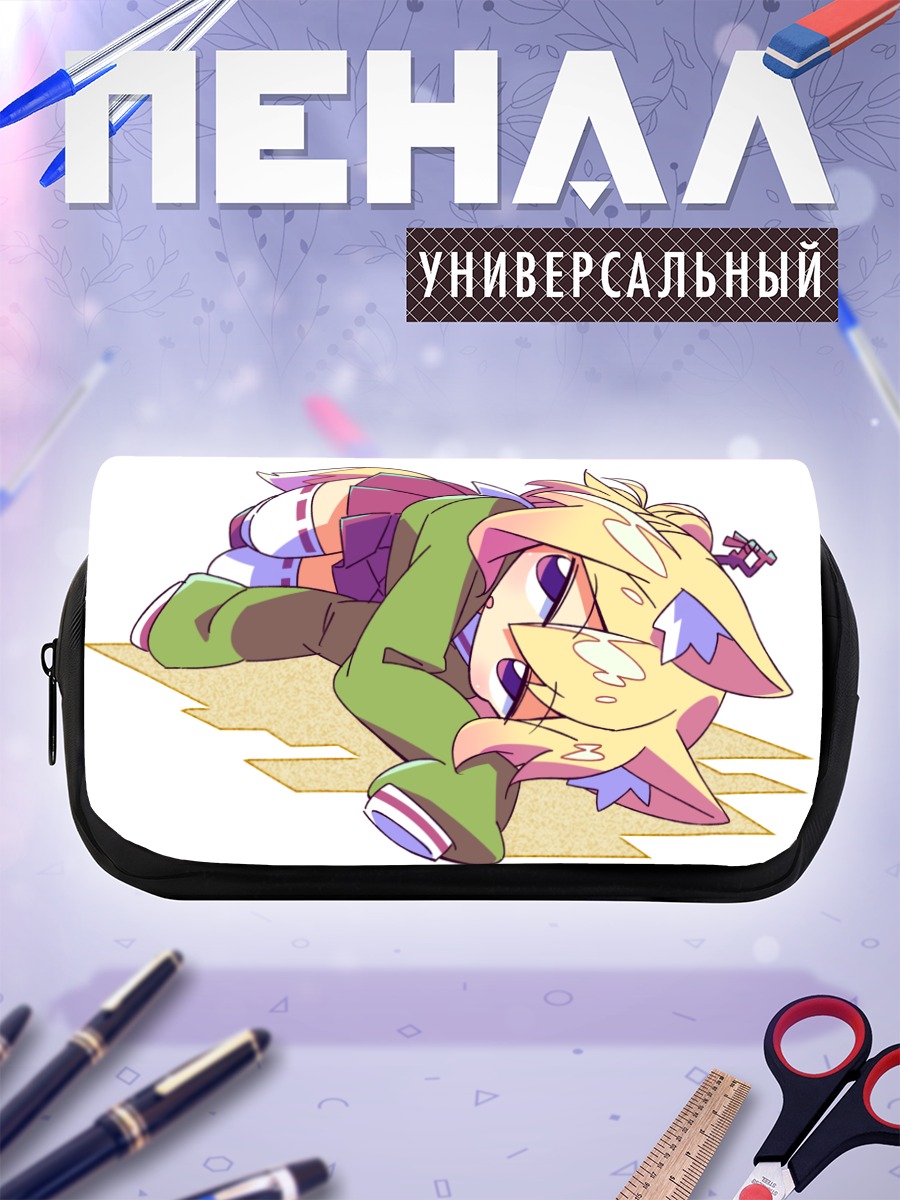 Пенал-косметичка Кемомими-тян в прыжке