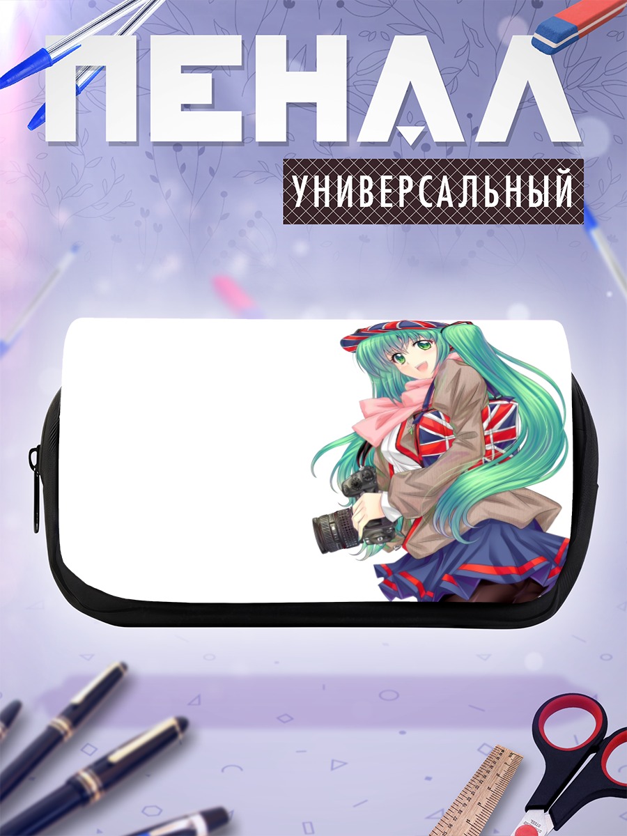 Пенал-косметичка Мику Хацунэ с фотоаппаратом