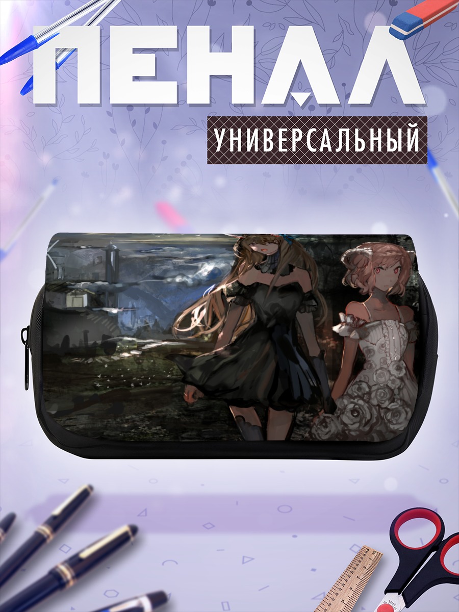 Пенал-косметичка Мику Хацунэ в руинах