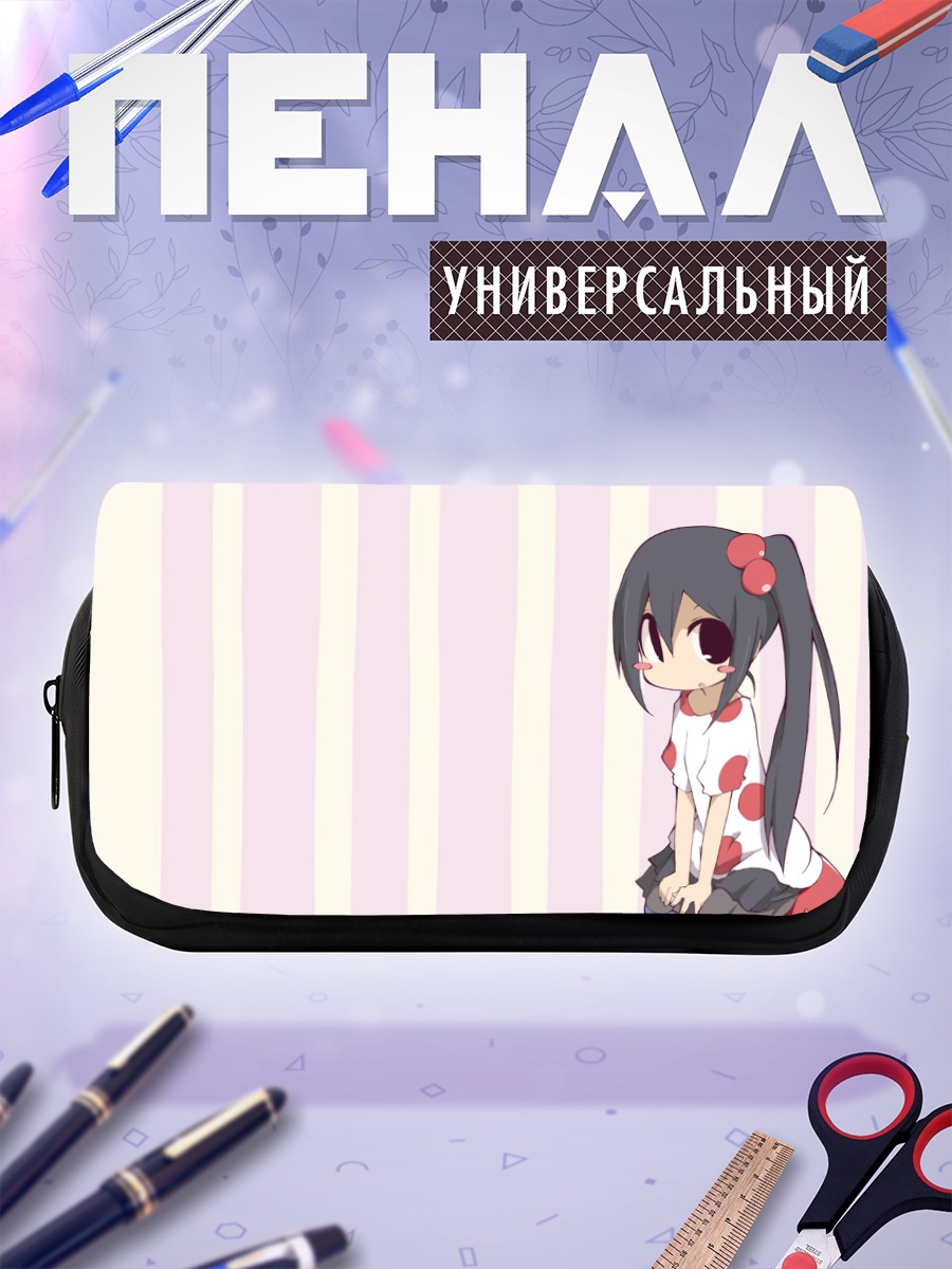 Пенал-косметичка Адзуса Накано в горошек