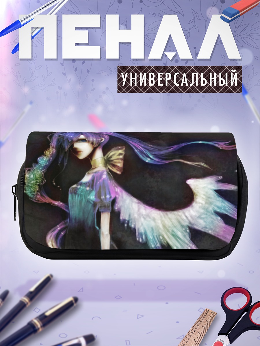 Пенал-косметичка Мику Хацунэ с крыльями