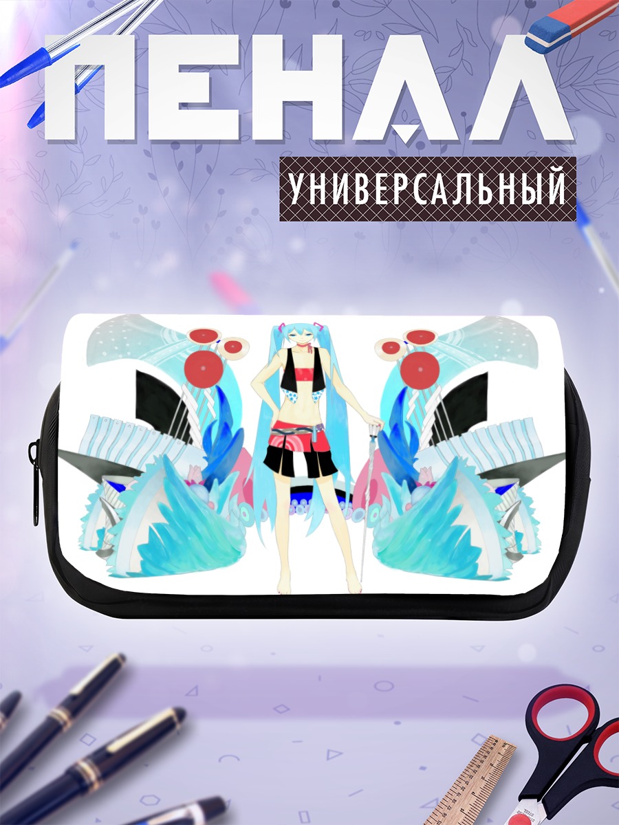 Пенал-косметичка Мику Хацунэ в стиле