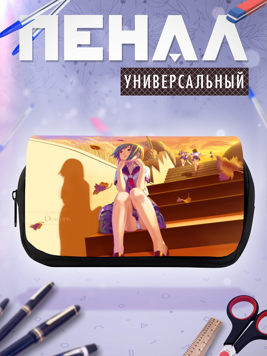 Пенал-косметичка Мику Хацунэ осенью