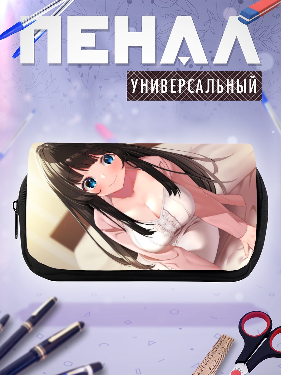 Пенал-косметичка Девушка в платье